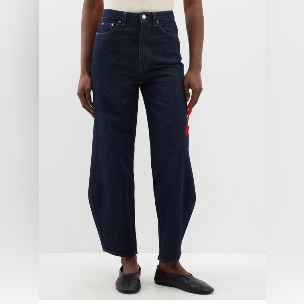Toteme | High-rise barrel-leg jeans